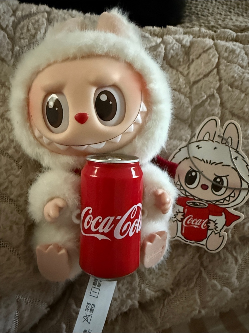 Pop Mart Monsters Surprise Coca Cola Coke Series Vinyl Pendant (Happy Factor)